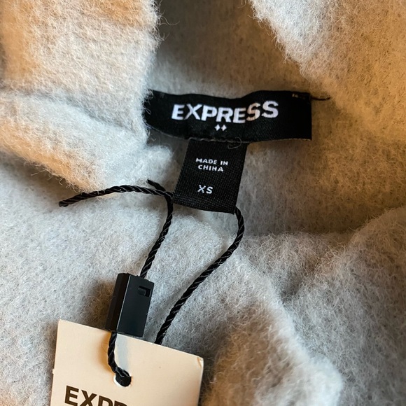 Express Ladies Light Gray Mock Turtleneck Sweater Size XS - Picture 4 of 4